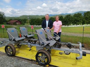 Owner with RailBike